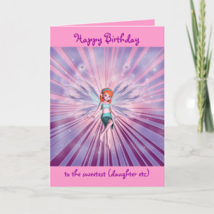 Granddaughter happy birthday customizable card