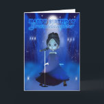 Granddaughter Happy Birthday Singing Deva Cute Car Card<br><div class="desc">Granddaughter Happy Birthday Singing Deva Cute Card</div>