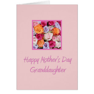 For you Granddaughter Flowers Mother's Day Card Paramount Cards 