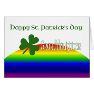 Granddaughter Happy St. Patrick's Day Cards