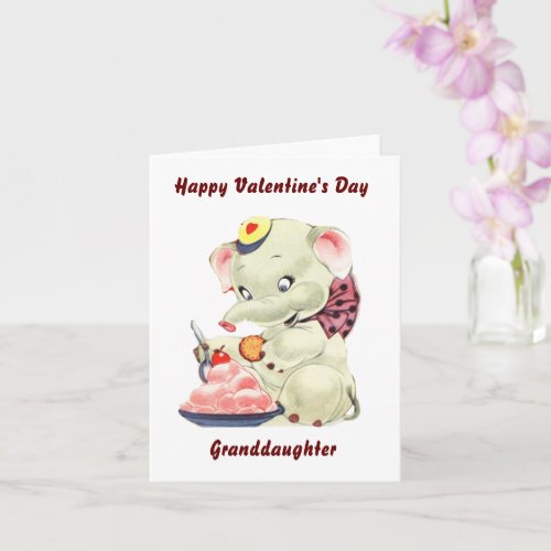 Granddaughter Happy Valentines Day Card