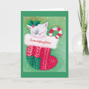 Granddaughter Holiday Card