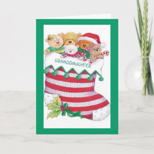 Granddaughter Holiday Card