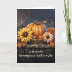 Granddaughter Husband Grandson in Law Halloween Card