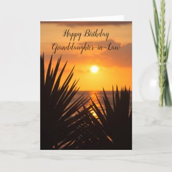 Granddaughter-in-law Birthday Card by CarriesCamera at Zazzle