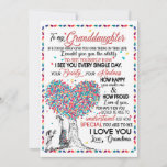 Granddaughter Lovers | Letter To My Granddaughter Holiday Card<br><div class="desc">Granddaughter Lovers | To My Granddaughter Special You Are To Me I Love You Love From Grandma</div>