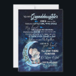 Granddaughter Lovers | Letter To My Granddaughter Holiday Card<br><div class="desc">Granddaughter Lovers | To My Granddaughter Once Upon A Time There Was A Little Girl Who Stole My Heart</div>