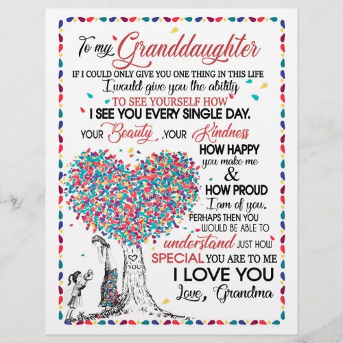 Granddaughter Lovers  Letter To My Granddaughter Letterhead