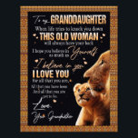 Granddaughter Lovers | Letter To My Granddaughter Photo Print<br><div class="desc">Granddaughter Gifts | To My Daughter I Believe In You I Love You Love From Grandmother</div>