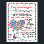 Granddaughter Lovers | Letter To My Granddaughter Photo Print<br><div class="desc">Granddaughter Lovers | To My Granddaughter Special You Are To Me I Love You Love From Grandma</div>