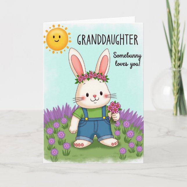 Granddaughter Loves You Card (Front)
