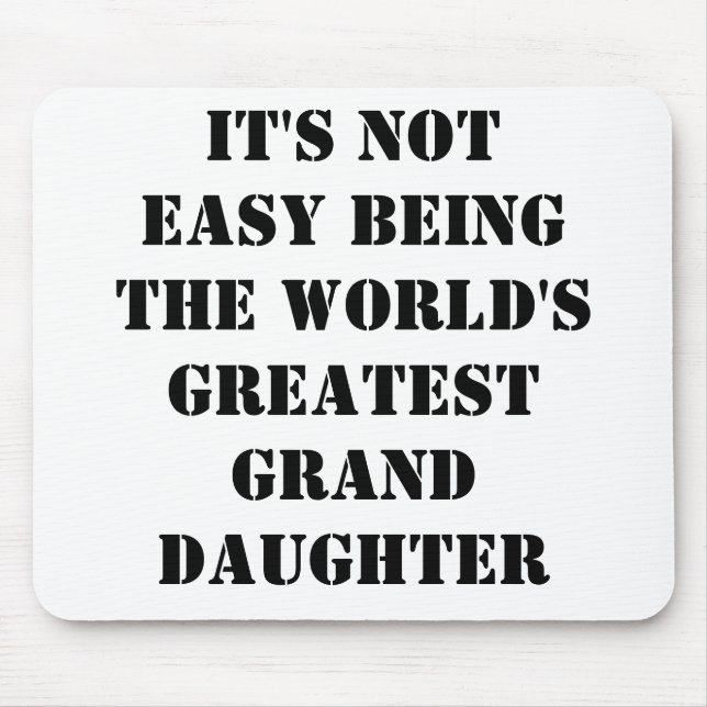 Granddaughter Mouse Pad (Front)