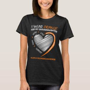 Granddaughter Multiple Sclerosis Apparel Ms Awaren T-Shirt