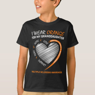 Granddaughter Multiple Sclerosis Apparel Ms Awaren T-Shirt