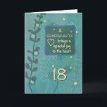 Granddaughter Religious 18th Birthday Hand Drawn Card<br><div class="desc">Cute little angels turn into beautiful women. This goes true with you beloved granddaughter. As she turns eighteen soon,  you should ready this card to give her when she celebrates her 18th birthday. Make her feel that she is greatly loved with this card.</div>