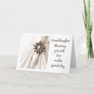 **GRANDDAUGHTER** SHOWER U W/ LOVE SHOWER CARD