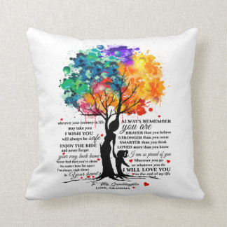 Granddaughter Throw Pillow