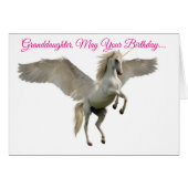 Granddaughter Unicorn Birthday (Front Horizontal)
