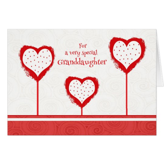 Granddaughter Valentine s Day Card Zazzle