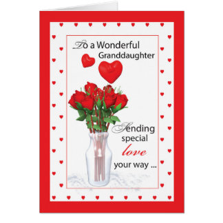 granddaughter valentine cards zazzle