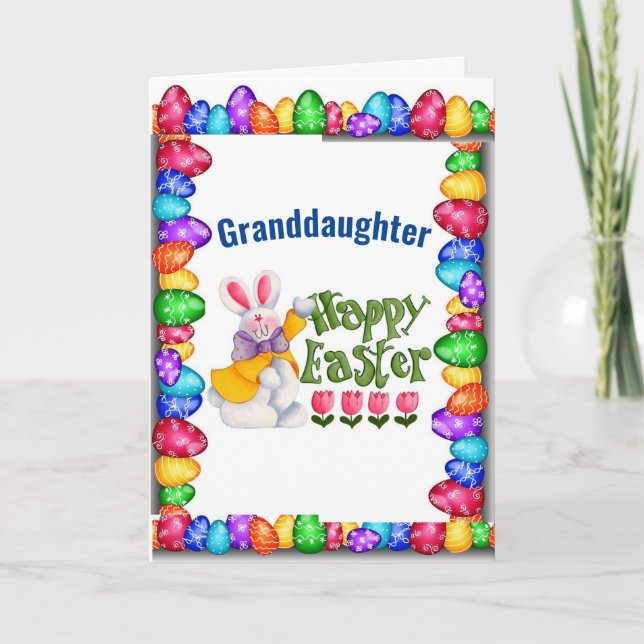 ***GRANDDAUGHTER*** YOU ARE *LOVED* EASTER CARD (Front)