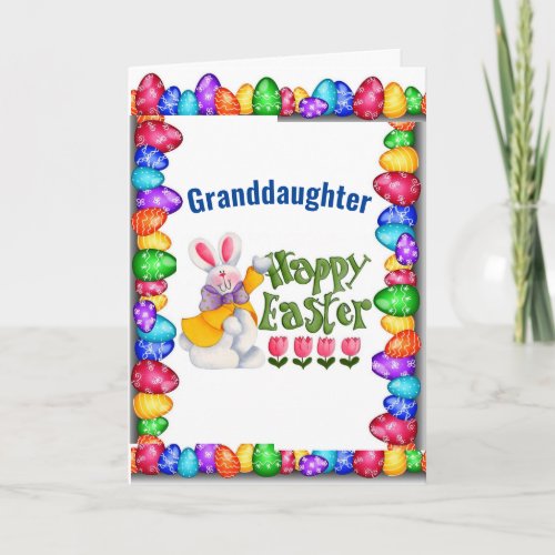 GRANDDAUGHTER YOU ARE LOVED EASTER CARD