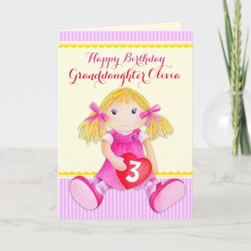 Granddaughters big daughter card