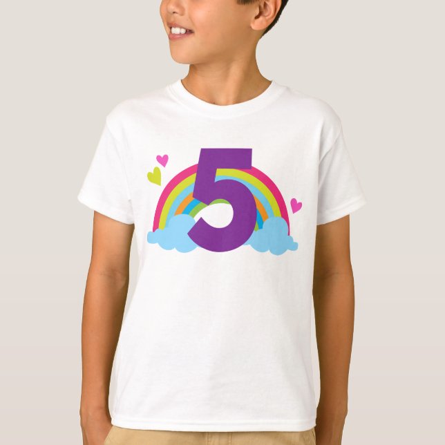 Granddaughters Fifth Birthday T-Shirt (Front)