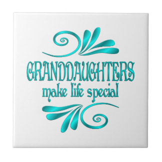 Granddaughters Make Life Special Ceramic Tile