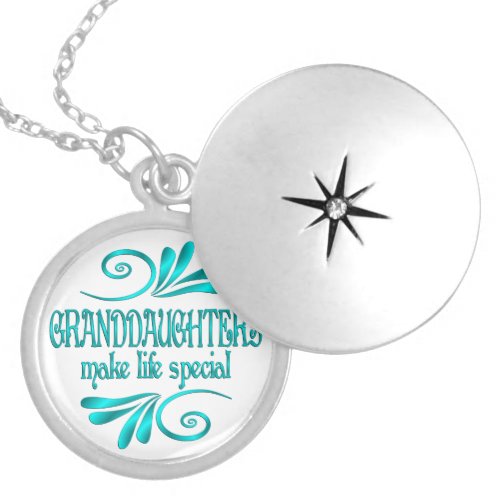 Granddaughters Make Life Special Locket Necklace