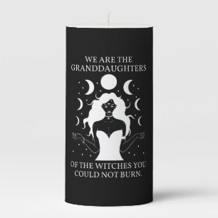 Granddaughters of the Witches You Could Not Burn I Pillar Candle
