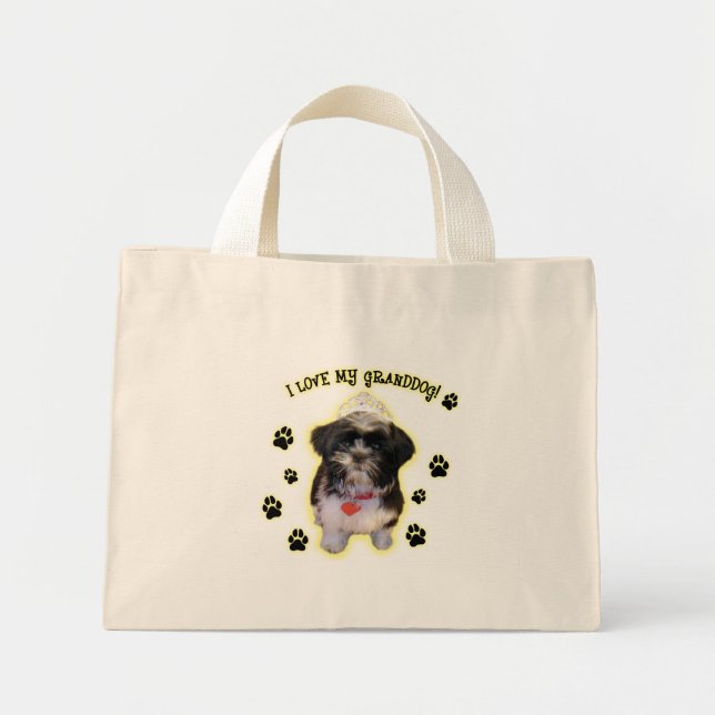 Granddog Mini Tote Bag (Front)