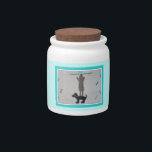 granddog treat jar<br><div class="desc">A wonderful way to keep treats fresh and tasty for your favorite granddog! This picture is from one of our hand-painted designs - A Woof And A Wag Designs.</div>