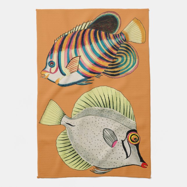 Grande Poisson Hand Towel (Vertical)