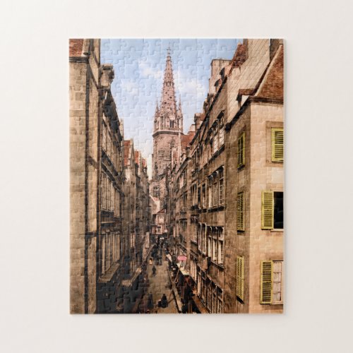 Grande Rue Saint Malo Brittany France Jigsaw Puzzle