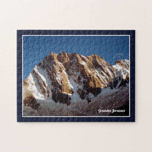 Grandes Jorasses Mont Blanc Massif French Alps Jigsaw Puzzle