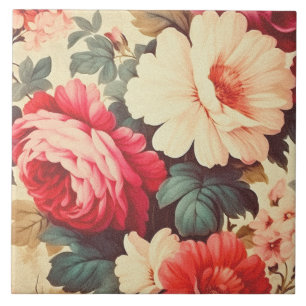 Grandeur Garden Bloom Decorative Ceramic Tile