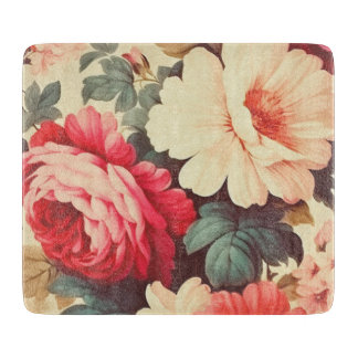 Grandeur Garden Bloom Decorative Glass Cutting Board