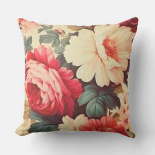 Grandeur Garden Bloom Throw Pillow