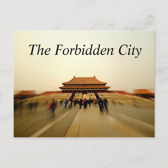 Grandeur of the Forbidden City Postcard (Front)