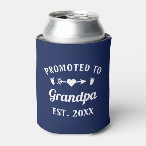 Grandfather Abuelo Gramps Papa Promoted To Grandpa Can Cooler