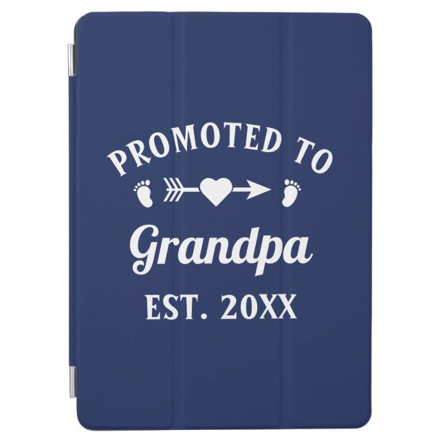 Grandfather Abuelo Gramps Papa Promoted To Grandpa iPad Air Cover (Front)