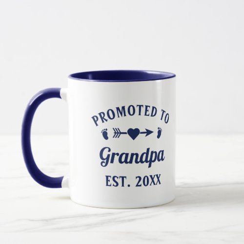 Grandfather Abuelo Gramps Papa Promoted To Grandpa Mug