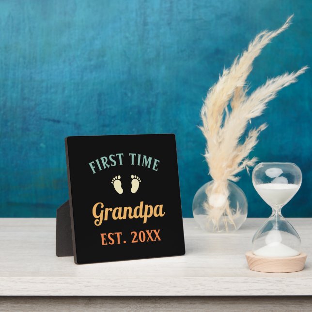 Grandfather Abuelo Nonno Gramps First Time Grandpa Plaque (Insitu)