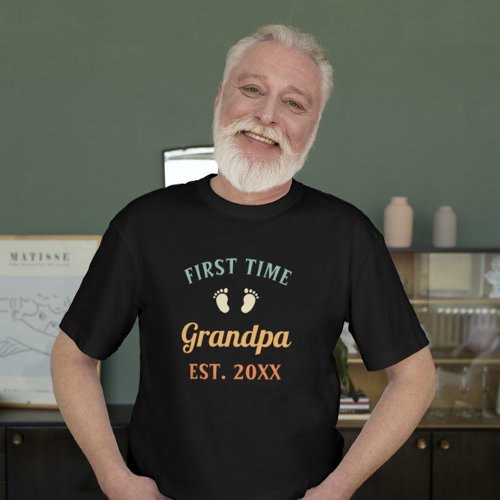Grandfather Abuelo Nonno Gramps First Time Grandpa T_Shirt