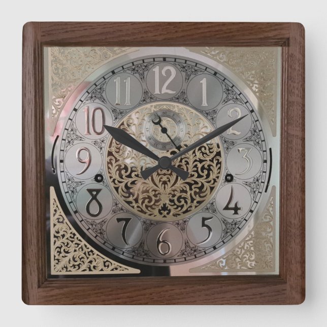 Grandfather Acrylic Wall Clock (Front)