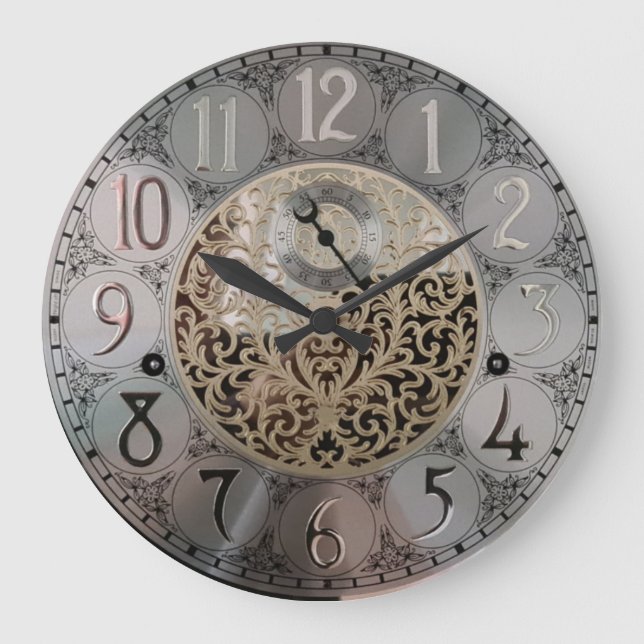 Grandfather Acrylic Wall Clock (Front)