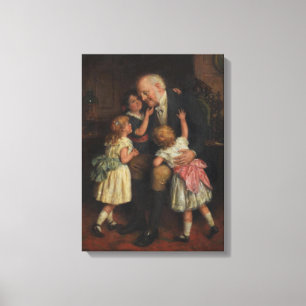 Grandfather (by Joseph Clark) Canvas Print
