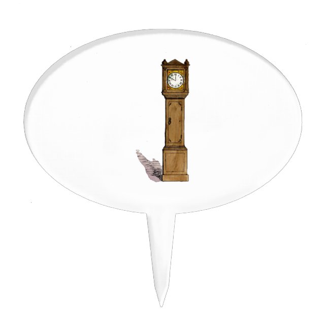 Grandfather Clock Cake Topper (Front)