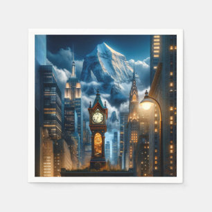 Grandfather Clock Napkins